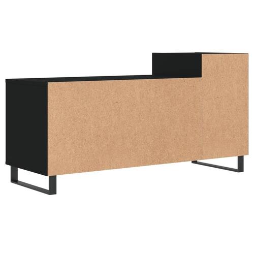 Tv-bord 100x35x55 cm konstrueret træ sort