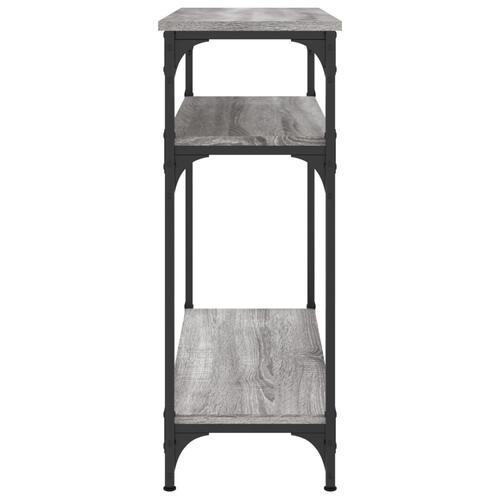 Konsolbord 75x29x75 cm konstrueret træ grå sonoma-eg