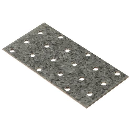 Perforerede plader 40 stk. 2 mm 120x60 mm galvaniseret stål