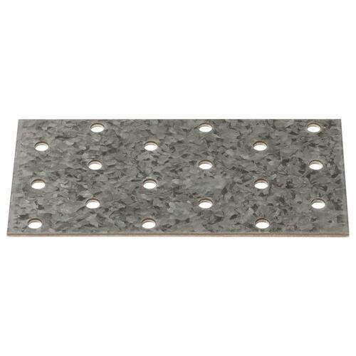 Perforerede plader 40 stk. 2 mm 120x60 mm galvaniseret stål