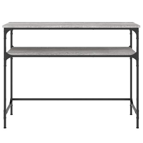 Konsolbord 100x35,5x75 cm konstrueret træ grå sonoma-eg