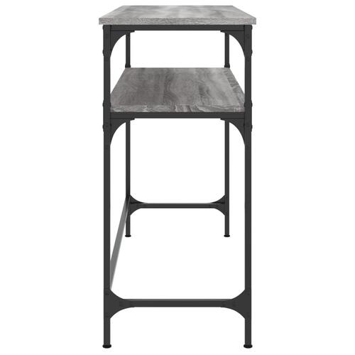 Konsolbord 100x35,5x75 cm konstrueret træ grå sonoma-eg