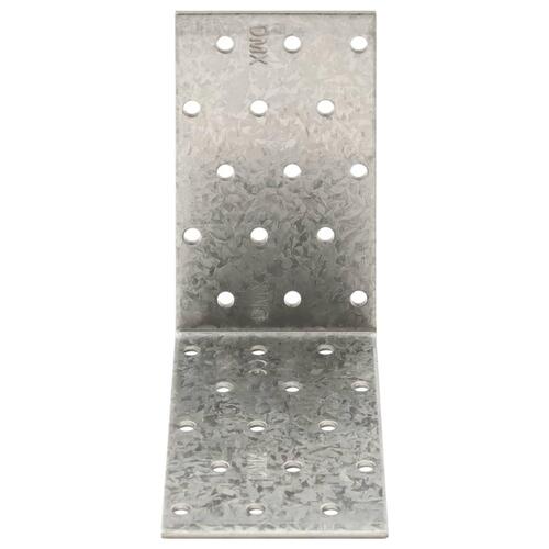 Vinkelbeslag 40 stk. 2 mm 100x60x100 mm galvaniseret stål