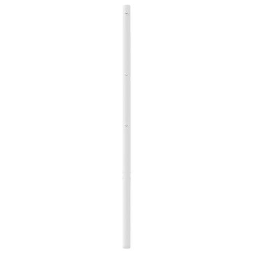 Sengegavl 90 cm metal hvid