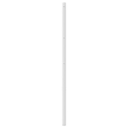 Sengegavl 180 cm metal hvid