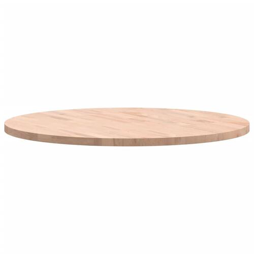 Bordplade Ø80x2,5 cm rund massivt bøgetræ