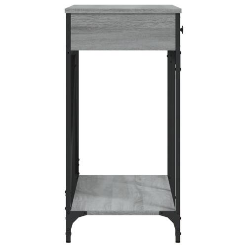 Konsolbord 100x39x78,5 cm konstrueret træ grå sonoma-eg