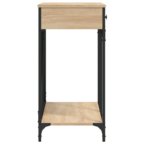 Konsolbord 100x39x78,5 cm konstrueret træ sonoma-eg