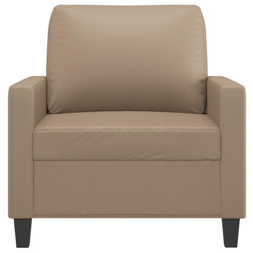 Lænestol 60 cm kunstlæder Cappuccino