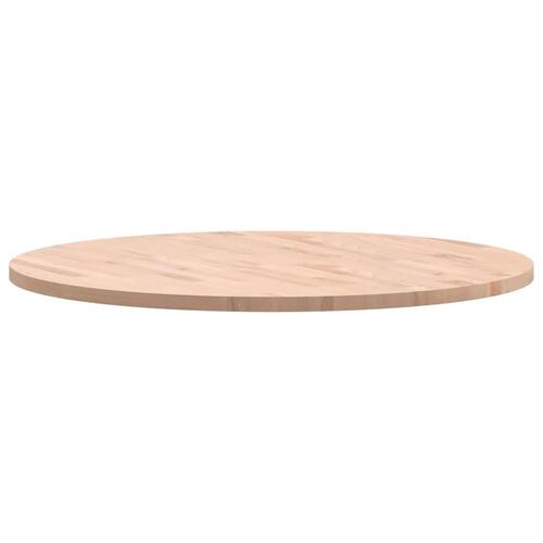 Bordplade Ø90x2,5 cm rund massivt bøgetræ