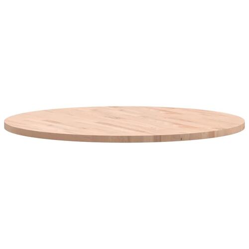 Bordplade Ø90x2,5 cm rund massivt bøgetræ
