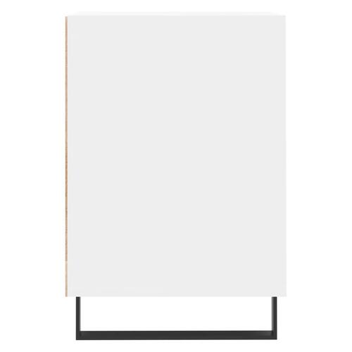 Tv-bord 100x35x55 cm konstrueret træ hvid