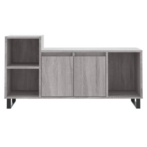 Tv-bord 100x35x55 cm konstrueret træ grå sonoma-eg