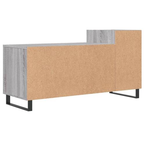 Tv-bord 100x35x55 cm konstrueret træ grå sonoma-eg