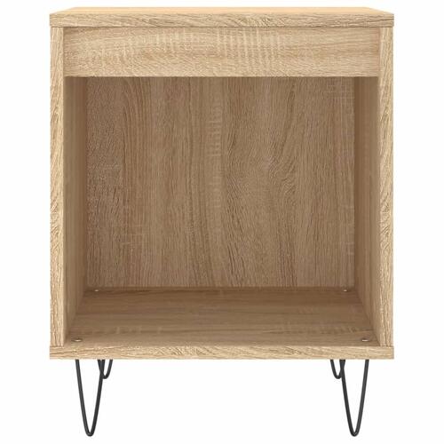 Sengebord 40x35x50 cm konstrueret træ sonoma-eg