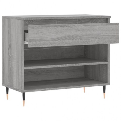 Skoskab 102x36x60 cm konstrueret træ grå sonoma-eg