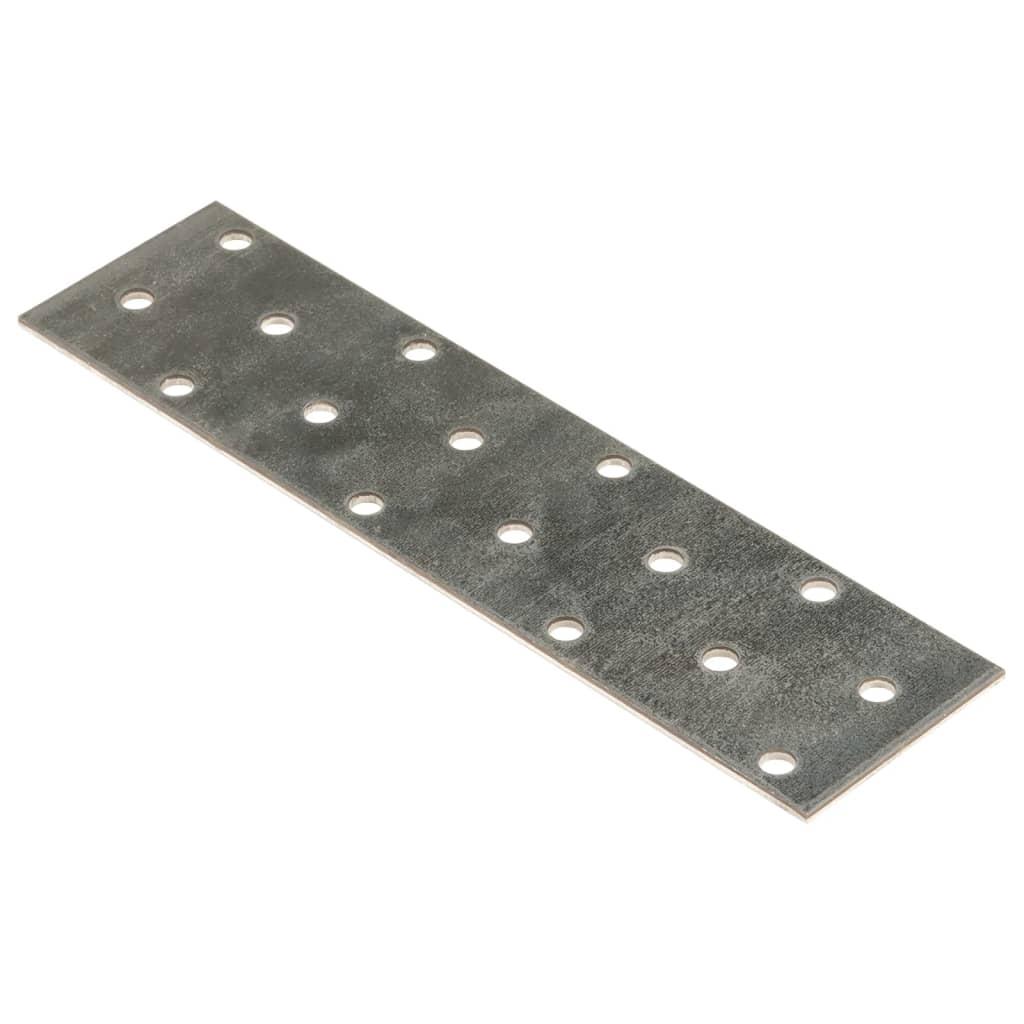 Perforerede plader 60 stk. 2 mm 160x40 mm galvaniseret stål