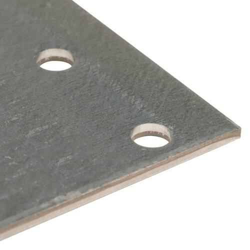 Perforerede plader 60 stk. 2 mm 160x40 mm galvaniseret stål