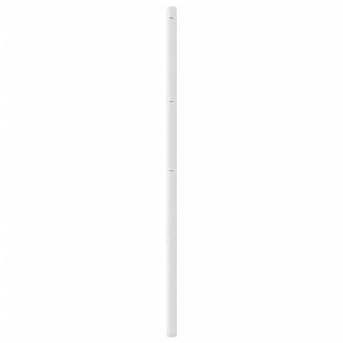 Sengegavl 193 cm metal hvid
