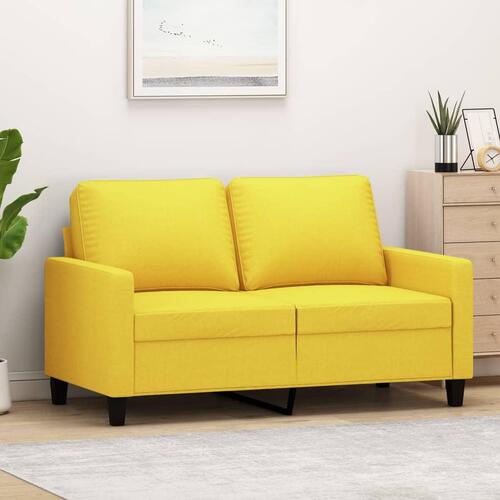 2-personers sofa 120 cm stof lysegul