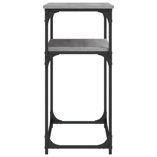 Konsolbord 100x35,5x75 cm konstrueret træ grå sonoma-eg