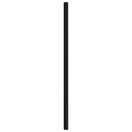 Sengegavl 100 cm metal sort