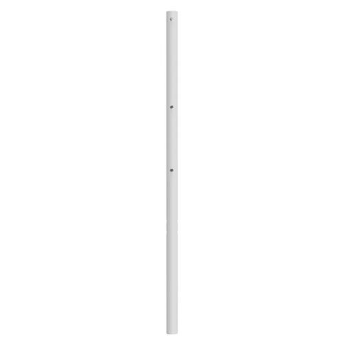 Sengegavl 100 cm metal hvid