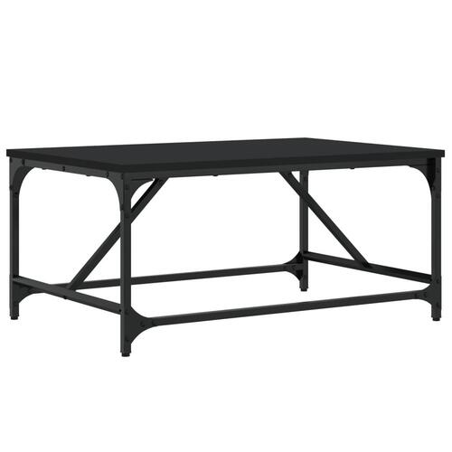 Sofabord 75x50x35 cm konstrueret træ sort