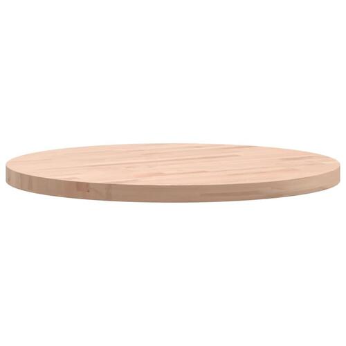 Bordplade Ø50x2,5 cm rund massivt bøgetræ