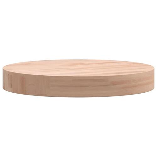 Bordplade Ø30x4 cm rund massivt bøgetræ