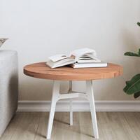Bordplade Ø50x2,5 cm rund massivt bøgetræ