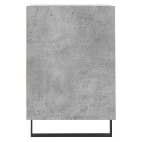 Tv-bord 100x35x55 cm konstrueret træ betongrå