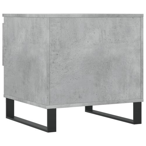 Sofabord 50x46x50 cm konstrueret træ betongrå