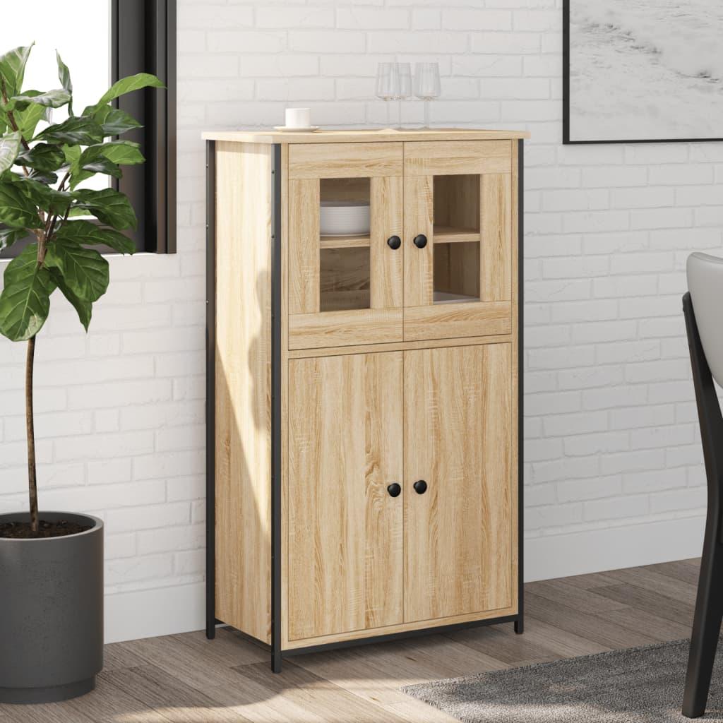 Skab 62x32x106,5 cm konstrueret træ sonoma-eg