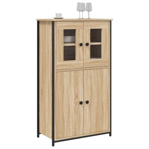 Skab 62x32x106,5 cm konstrueret træ sonoma-eg