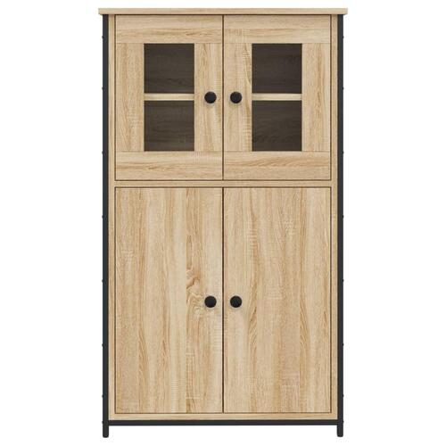 Skab 62x32x106,5 cm konstrueret træ sonoma-eg