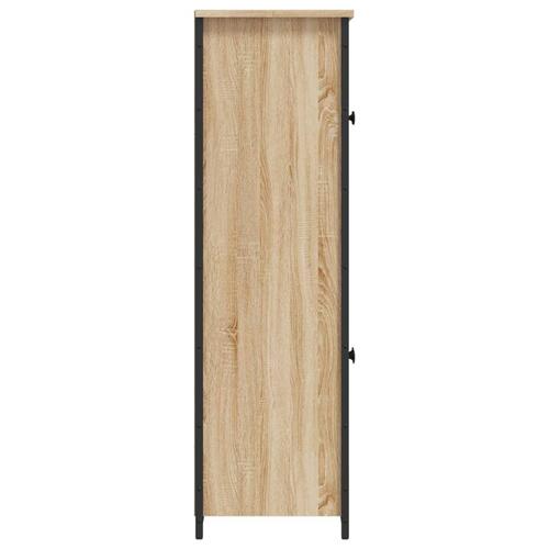 Skab 62x32x106,5 cm konstrueret træ sonoma-eg