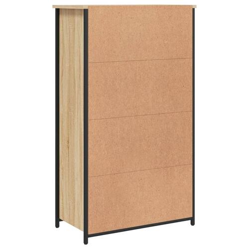 Skab 62x32x106,5 cm konstrueret træ sonoma-eg