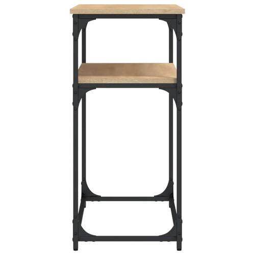 Konsolbord 100x35,5x75 cm konstrueret træ sonoma-eg