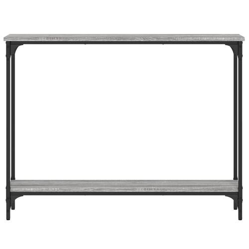 Konsolbord 100x22,5x75 cm konstrueret træ grå sonoma-eg