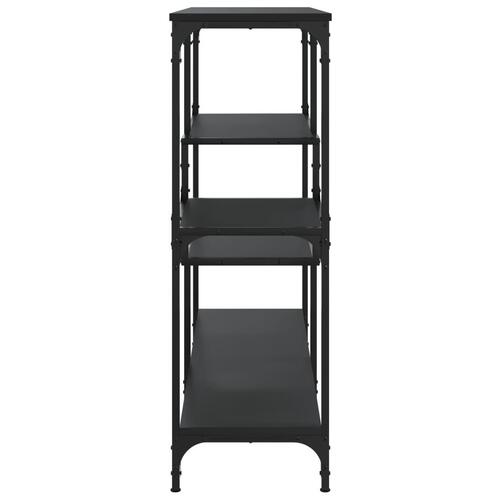 Konsolbord 103x32x95 cm konstrueret træ sort