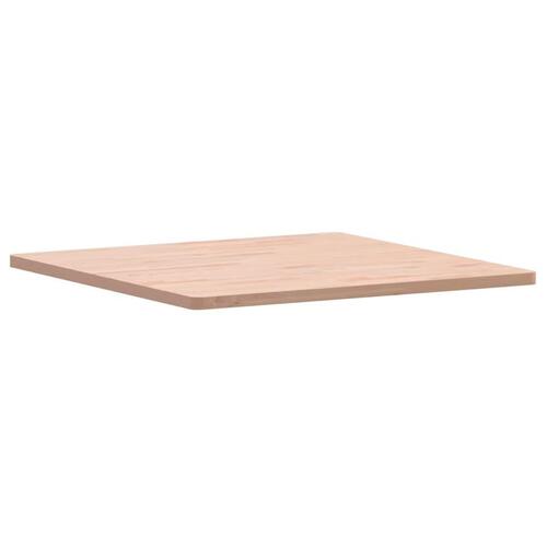 Bordplade 80x80x2,5 cm firkantet massivt bøgetræ