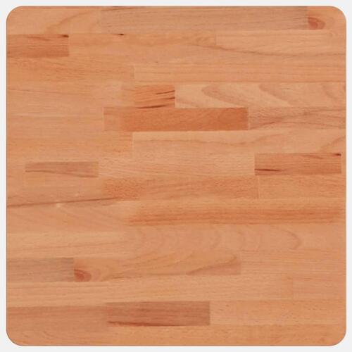 Bordplade 40x40x1,5 cm firkantet massivt bøgetræ