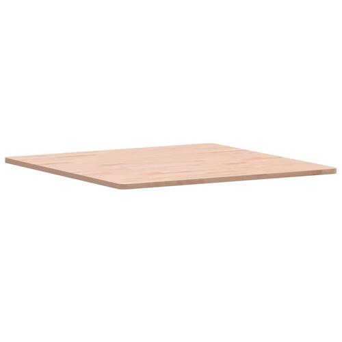 Bordplade 70x70x1,5 cm firkantet massivt bøgetræ