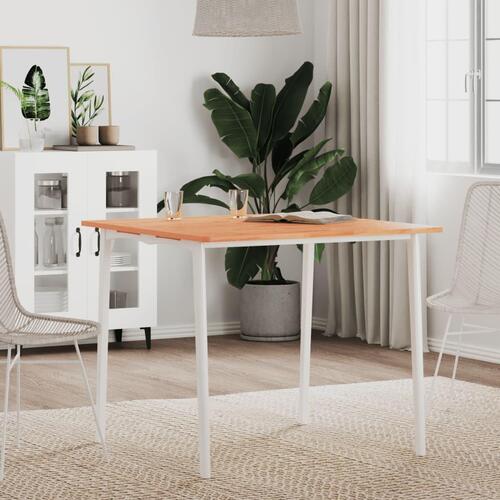 Bordplade 80x80x1,5 cm firkantet massivt bøgetræ