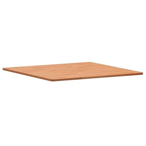 Bordplade 80x80x1,5 cm firkantet massivt bøgetræ