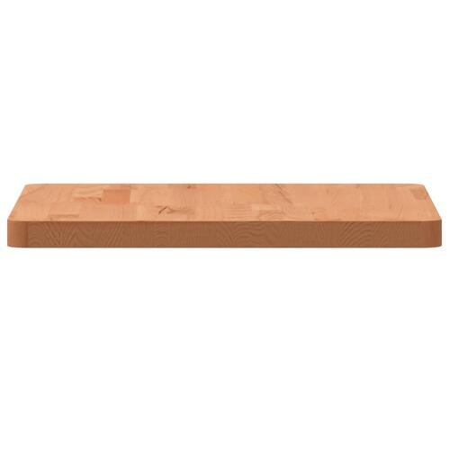 Bordplade 40x40x2,5 cm firkantet massivt bøgetræ