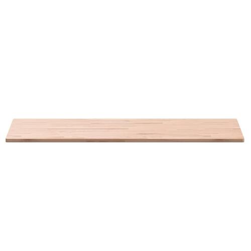 Bordplade til badeværelse 100x50x1,5 cm ubehandlet massiv bøg