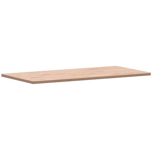 Bordplade til badeværelse 100x50x1,5 cm ubehandlet massiv bøg