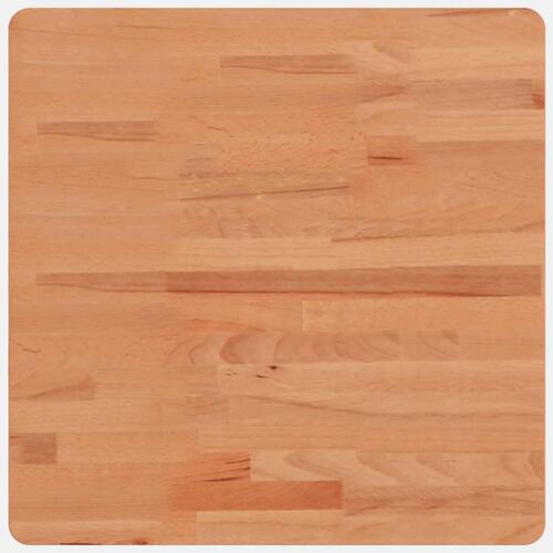 Bordplade 50x50x2,5 cm firkantet massivt bøgetræ